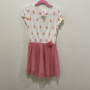 Jenna and Jessie Girl’s Icecream Motif Dress Size 6/6x